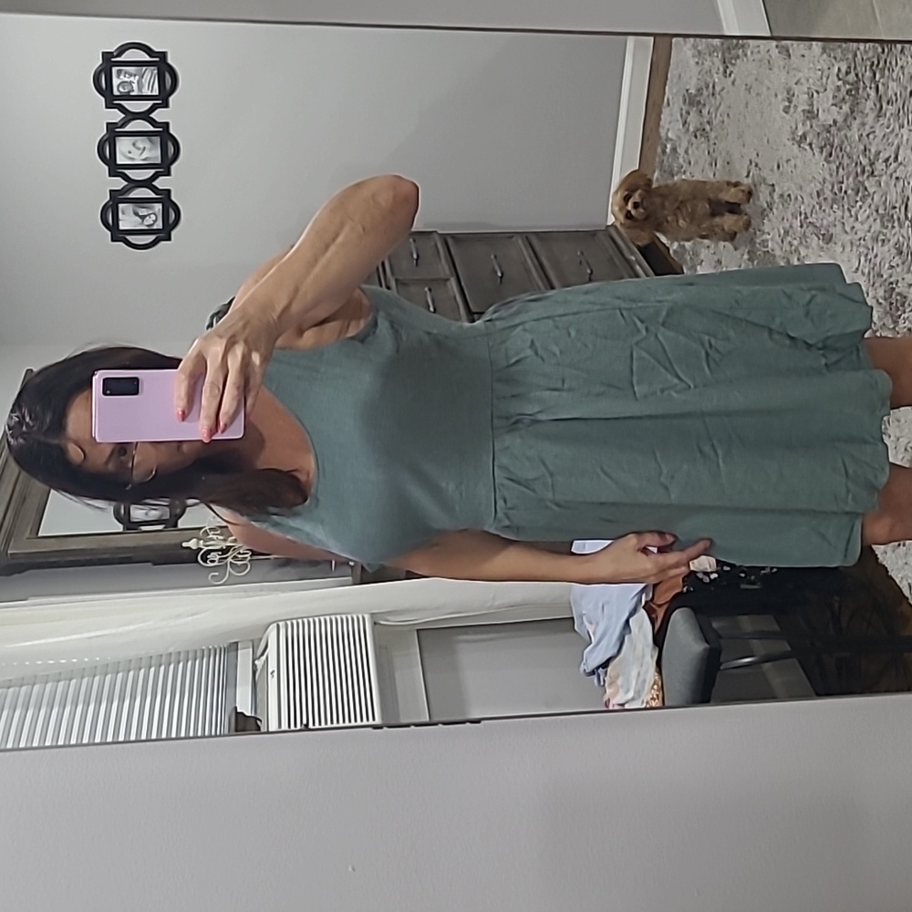 Tie strap dress
